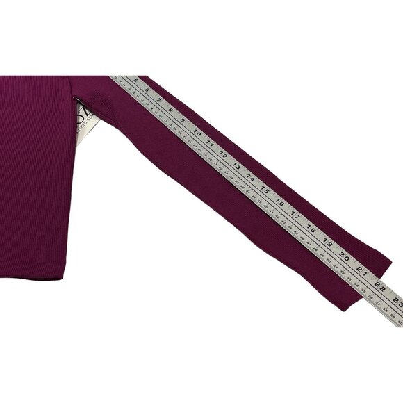 Rue 21 - Women's 1/2 Zip Long Sleeve Shirt - Purple - Extra Small - Picture 7 of 14